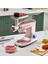 Multichef Stand Mikser 6 Kademeli Hız Ayarı Balon Çırpıcı Düz Karıştırıcı Hamur Kancası Mutfak Şefi 1900W 5,5 Lt (Kıyma Çekme /sucuk-Sosis/içli Köfte Aparatlı) 3