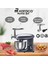 Multichef Stand Mikser 6 Kademeli Hız Ayarı Balon Çırpıcı Düz Karıştırıcı Hamur Kancası Mutfak Şefi 1900W 5,5 Lt (Kıyma Çekme /sucuk-Sosis/içli Köfte Aparatlı) 1
