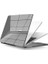 Macbook Pro M1 / M2 13'' Ile Uyumlu Ultra Clear Super Şeffaf Koruyucu Kılıf (A1706/A1708/A1989/A2159/A2251/A2289/A2338) (Koyu Şeffaf) 3