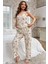 Özel Örme Kumaş Askılı Pijama Takımı 3