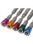 Tornavida Uçları Kaymaz Elektrikli Altıgen Manyetik Tornavida 65MM S2 Ph2 Tek Kafa Bit Aracı 5 Renk / 1/4 Inç Hex Shank Alçıpan Elektrikli Tornavida Seti 3