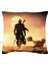 Lisanslı Mandalorian Pamuk 40 x 40 cm Kırlent Baskılı 2