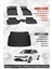 Volkswagen Golf 7 2013-2020 Uyumlu 4.5d Premium Havuzlu Paspas ve Liner Marka 3D Alt Bagaj Havuzu 1