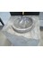 Tasarım Siyah Detaylı Dikey Mermer Lavabo-L1 3