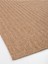 SRZ-0503 Jüt Tabanlı Hasır Dokuma Örme Bohem Antialerjik Halı Kilim Balık Sırtı 2