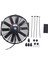 Evrensel 12 Inç Araba Su DC12V 90 W Çekme/itme Viraj Siyah Bıçak Elektrikli Soğutma Radyatör Fanı Kart (Yurt Dışından) 1