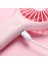 Elde Taşınabilir Mini Fan Taşınabilir USB Şarjı Kullanışlı Küçük Fanlar Mancınık Cep Tabanlı El Tipi Dış Mekan Fanı-Pembe (Yurt Dışından) 2