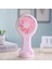 Elde Taşınabilir Mini Fan Taşınabilir USB Şarjı Kullanışlı Küçük Fanlar Mancınık Cep Tabanlı El Tipi Dış Mekan Fanı-Pembe (Yurt Dışından) 5