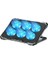 Laptop Soğutucu - 35.5-43 cm 6 Fans Blue 1
