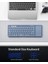 Touchpadli Katlanabilir Bluetooth Klavye Young Blue 4