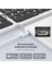 Büyük Touchpad Katlanabilir Bluetooth Klavye Black-White 5