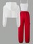 Broklyn Baskılı 3 Lü Crop Takım Kız Çocuk 2