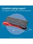 Duo Jel Fare ve Klavye Bilek Dinlendirme Paketi Seti Keyboard Wrist Rest Red 2