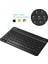 HB030B Taşınabilir 7 Renkli Arkadan Aydınlatmalı Bluetooth 3.0 Klavye 2