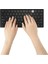 Çok Cihazlı Çift Kablosuz Kompakt Klavye (K75502US) Black Compact Wireless 4