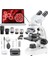 Bogrınuo Bileşik Binoküler Mikroskop 40X-2000X Büyütme Binocular Electron 1