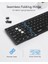 Dokunmatik Yüzeyli Katlanabilir Bluetooth Klavye Black 5
