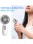 2 Paket Taşınabilir El Mini Fan, Seyahat / Kamp / Dış Mekan Için 3 Hız ile USB Şarj Edilebilir Kişisel Fan (Yurt Dışından) 4