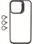 Apple iPhone 15 Pro Max Kılıf Kamera Lens Korumalı Standlı Zore Klon Lensli KAPAK-GRI-8680436728710- 1