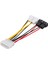 10 Parça Bilgisayar Adaptör Kablosu Cpu Fan Büyük 4pin'den Küçük 3pin'e 2 Hızlı Hız Kontrol Hattı 12.5cm (Yurt Dışından) 5