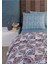 Soren Tek Kişilik Pike Takımı 160X230 cm Orient Mavi Kahve 2