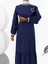 3018 Elbise - Lacivert 3
