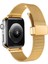 Watch 7 41MM Uyumlu Krd-85 Metal Kordon Zore - GOLD-8680436693698-NOİR91467 5