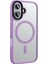 Apple iPhone 16 Kılıf Mat Arka Yüzey Wireless Şarj Özellikli Zore Flet Magsafe KAPAK-PEMBE-868043680 4