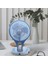 Mini Küçük Fan Katlanabilir Elektrikli Karikatür Taşınabilir Masaüstü Ev Tabanı ile Mavi (Ab Tak) (Yurt Dışından) 3