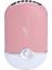 Mini USB Fan Dahili Lityum Pil Klima Şarj Edilebilir Kirpik (Pembe) (Yurt Dışından) 1