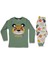 Erkek 7/10 Yaş Tıger Roar Pijama Takım 1