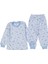 Unısex 1/3 Yaş Ayıcık Baskılı Pijama Takım 1