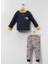 Erkek 9/24 Ay Miki Baskılı Önü Patlı Pijama Takım 1