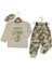 Erkek 3/6 Yaş Kamuflaj Desen 4lü Seri Pıjama Takım 1