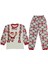 Erkek 4/6 Yaş Ekoseli Noel Baba Baskılı Pijama 1