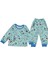 Erkek 1/4 Yaş Sünger Bob Baskılı Pijama Takımı 1