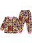 Kız 5/8 Yaş Mickey Mouse Ekose Pijama Takımı 1