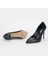 Louran Siyah Kadın Deri Stiletto 5