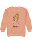 Kız 8/12 Yaş Borjour Kız Baskılı Sweat 1