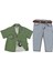 Erkek 1/4 Yaş Tek Cepli Gömlekli 3lü Takım 1