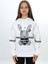 Kız 8/14 Yaş Kapşonlu Real Şeritli Tavşan Baskılı Lacoste Sweat 1