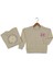 Kız 5/8 Yaş Papatya Nakışlı Baskılı Sweat 1