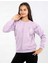 Kız 9/12 Yaş Büzgülü Fırfırlı Kalp Nakışlı Sweat 1