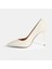 Kennedy Beyaz Kadın Deri Topuklu Klasik Ayakkabı 3