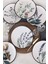 Çiçek Bahçesi Servis Tabağı 25 Cm 6 Adet - 18938-39-40-41-42-43 1