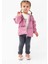 Kız 1/4 Yaş Pink Bear Nakışlı Yağmurluk 3’lü Takım 1