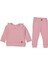 Kız 1/4 Yaş Fırfırlı Yakalı Ikili Takım 1