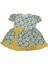 Kız 2/5 Yaş Papatyalı Fiyonklu Fırfırlı Elbise 1