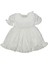 Kız 1/4 Yaş Yakalı Pamuk Dantel Elbise 1