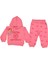 Kız 1/4 Yaş Unıversıty Baskılı Kapşonlu 2li Takım 1